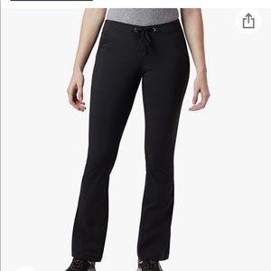 Columbia Women's Anytime Outdoor Boot Cut Pants 2 Short 2P Black